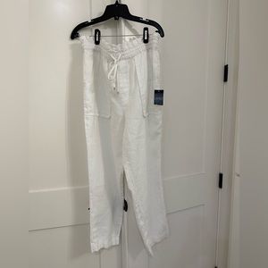 Lauren Ralph Lauren Linen Ankle Pants